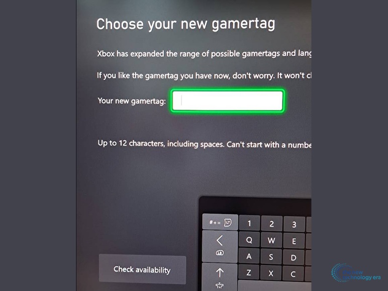 choose new gamertag